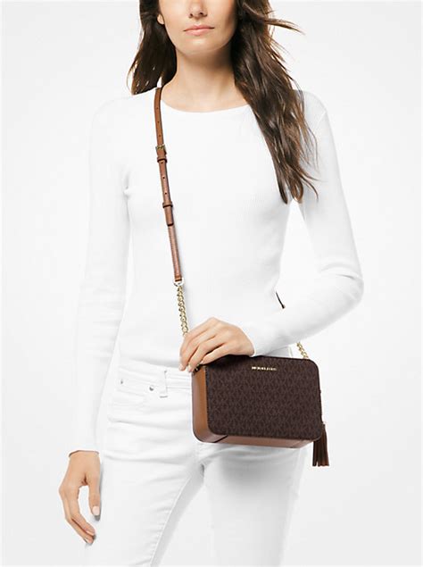 michael kors ginny media bag|Ginny Medium Logo Crossbody Bag .